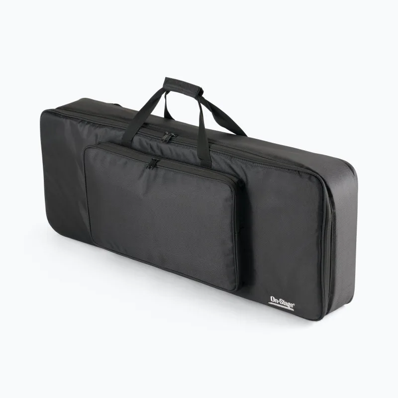 Back. On Stage Stands - On-Stage KBA4061 61-Key Keyboard Bag,Black - Black.