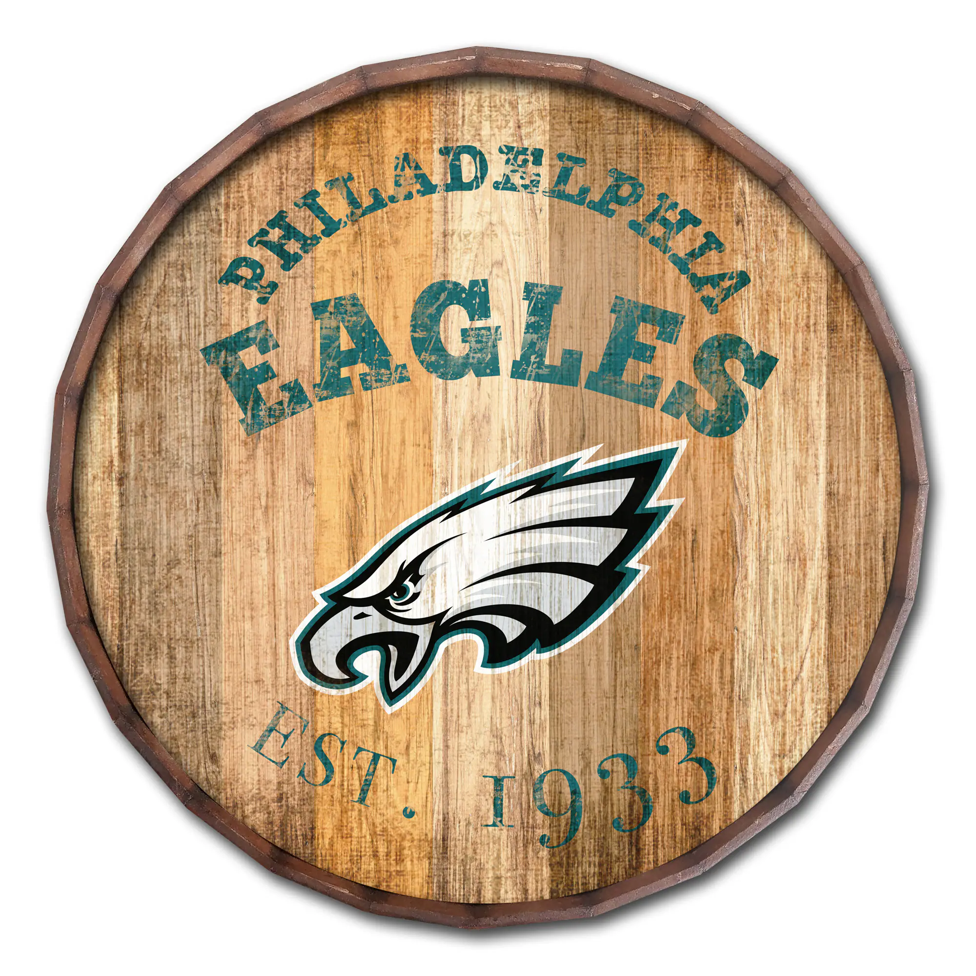 Philadelphia Eagles 24'' Established Date Barrel Top