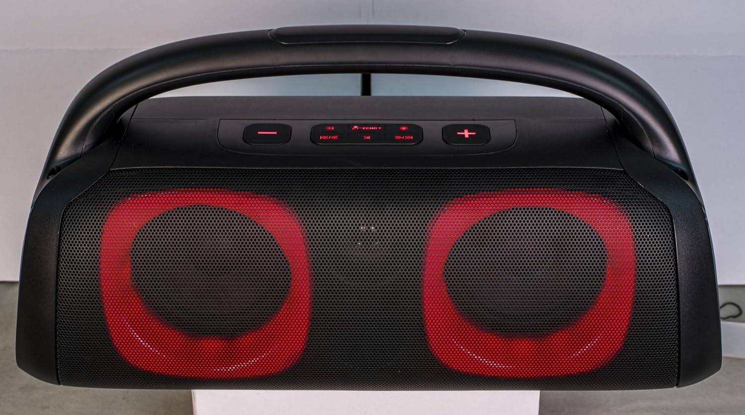 Alt View 3. Memorex - Memorex BTS300 Pump Box! Rechargeable Bluetooth Speaker - Black.