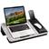 Front. LapGear - Elevation Pro Lap Desk (Fits up to 17" Laptop) - White Marble.
