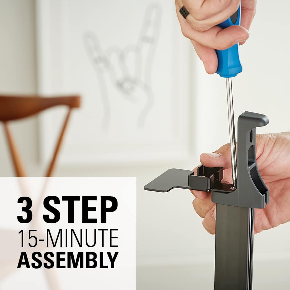 3 Step 15-Minute Assembly