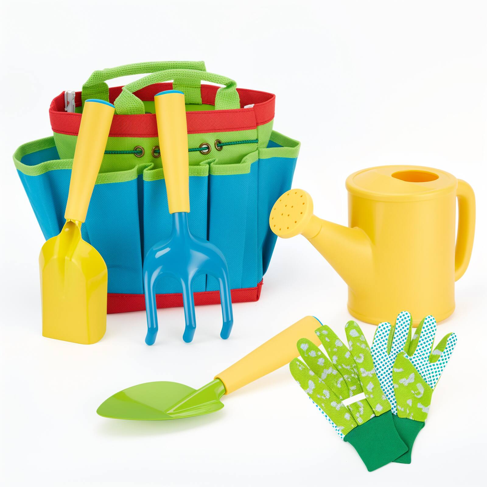 Alt View 8. Fitnate - 6 PCS Green Kids Garden Tools Set - Green.