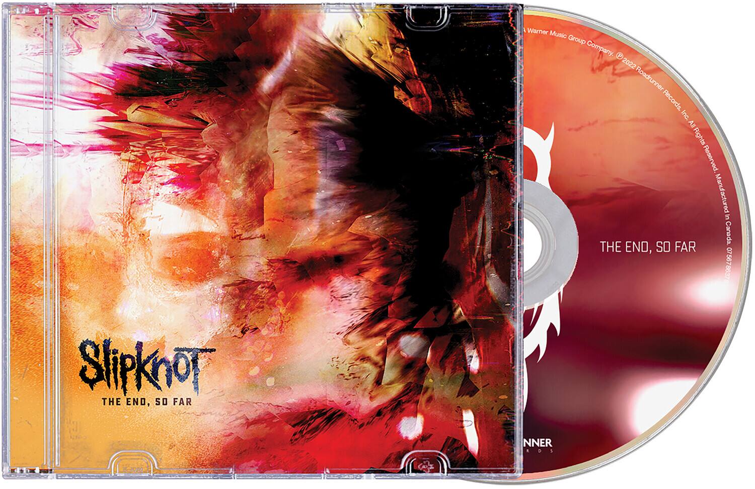 Warner Music Group Company. 2022 Roadrunner Records, Inc. All Rights Reserved. Manufactured In Canada. THE END, SO FAR 075678637 Slipknot THE END, SO FAR