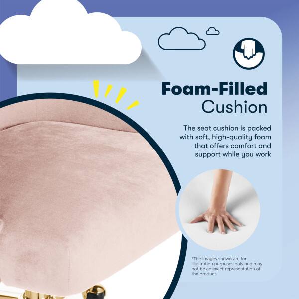 Foam-Filled Cushion

The seat cushion is packed with soft, high-quality foam that offers comfort and support while you work.

*The images shown are for illustration purposes only and may not be an exact representation of the product.