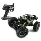 The text on the image reads "2.405 NROM P nm ROCH CRAWLER IH K PRORR 4." This text is likely related to the remote control car, as it could be a part of the car's branding or model number.