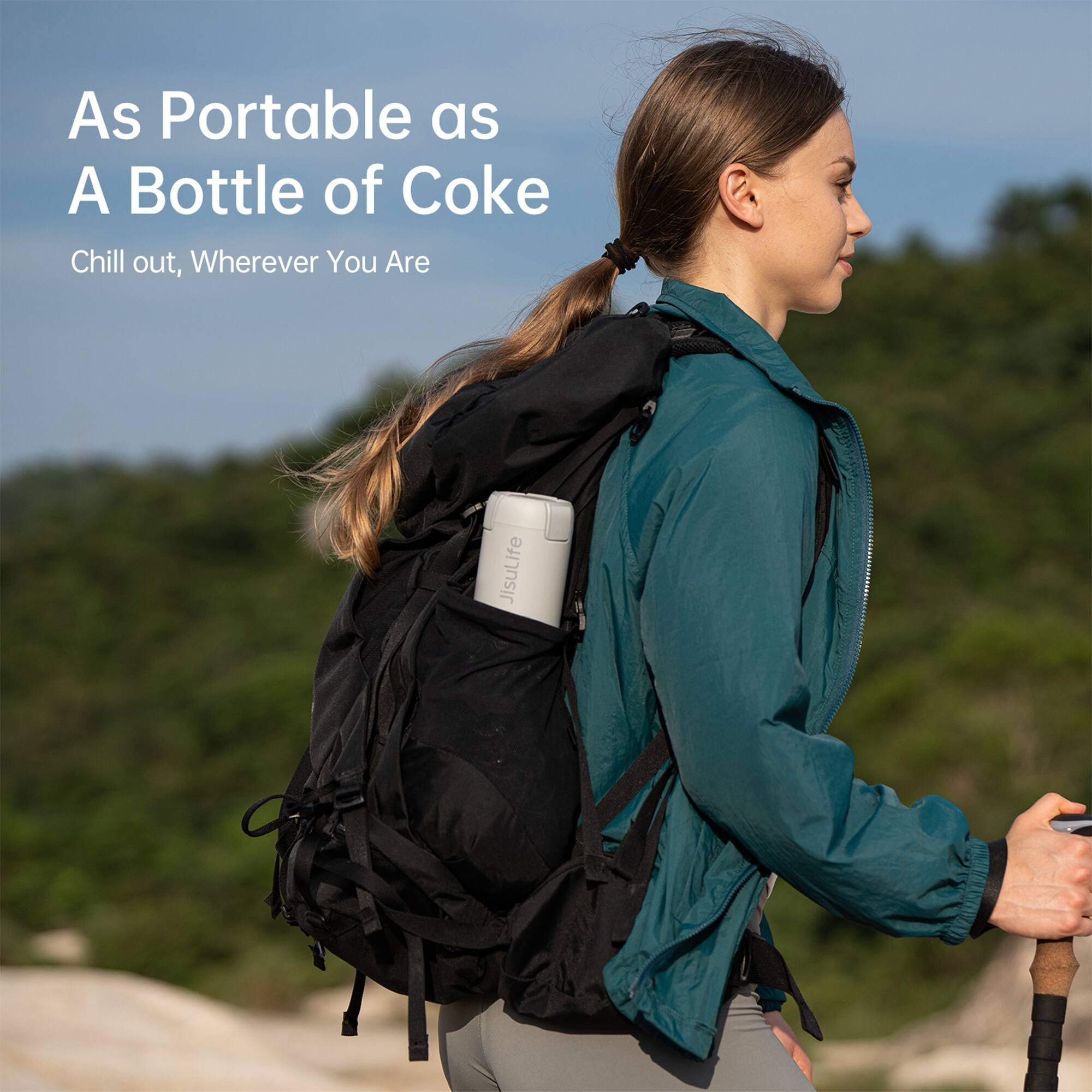 As Portable as A Bottle of Coke  
Chill out, Wherever You Are  
JisuLife