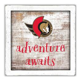 Fan Creations - Ottawa Senators 14'' x 13'' Adventure Awaits Money Box - Multicolor