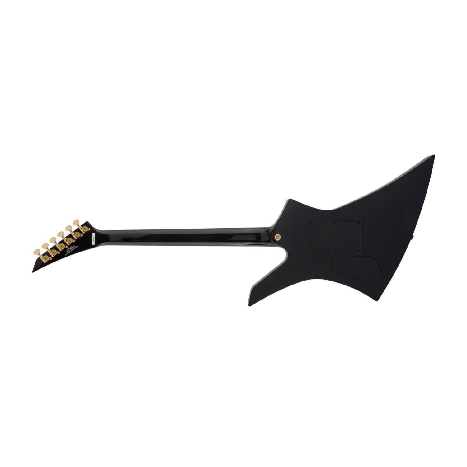 Angle. Jackson - Jackson X Series Kelly Electric Guitar in Gloss Black and Laurel Fingerboard.