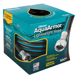 Gilmour - AquaArmor 1/2 in D X 100 ft L Expandable Lightweight Garden Hose