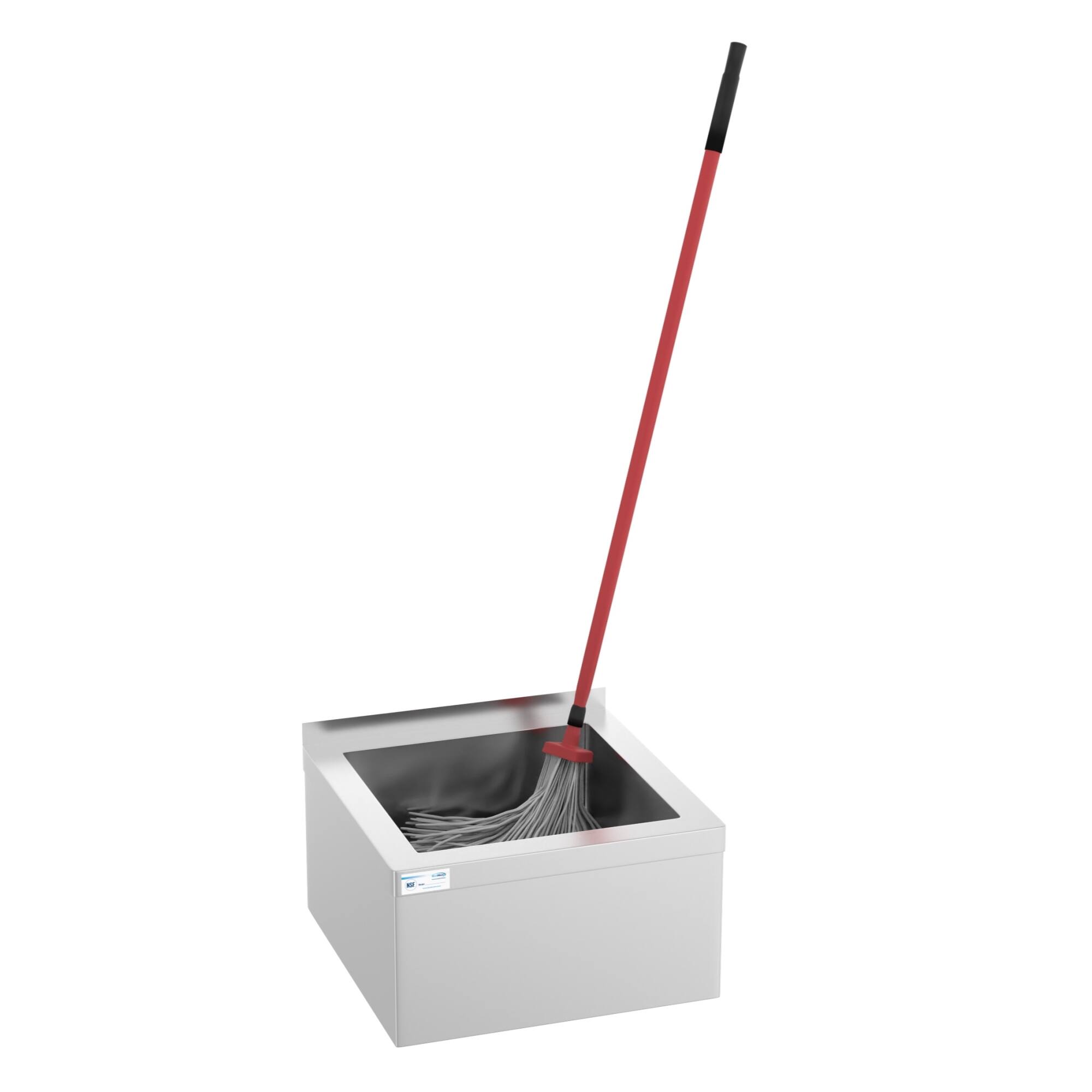 Front. Koolmore - 12 in. Stainless Steel  Floor Mop Sink with Deep Basin, Bowl Size 19" x 22" x 12" MPS-1922123. - Stainless Steel.