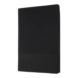 Unique Bargains - Hardcover Leather Lined Journal, 100 Pages 8.3x5.7" A5 Lined Diary Notebook for Office Home Writing - Black