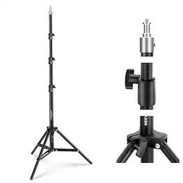 Neewer - Basics 6ft Light Stand, 4-Section, 11lb - Black