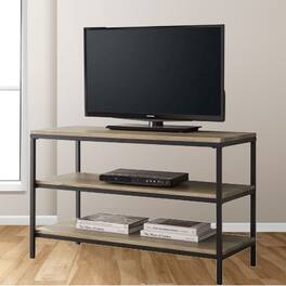 Kings Brand Furniture - Wood TV Stand - Black