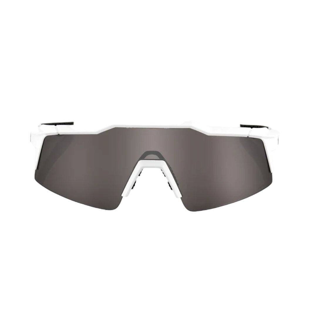 Left. 100% - SPEEDCRAFT SL - Matte White - HiPER Silver Mirror Lens - N/A.