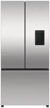Fisher & Paykel - 32 in. Wide Counter-Depth 18 cu. Ft. Smart French Door Refrigerator with Ice and Water - Stainless Steel