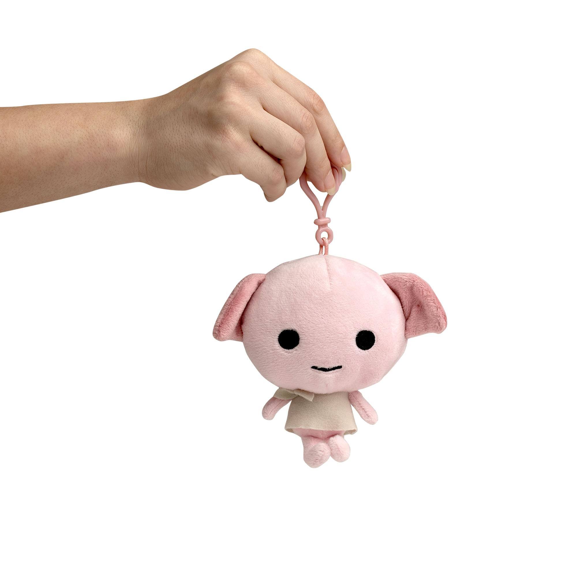 Alt View 3. Harry Potter - Harry Potter 4 Inch Plush Chibi Keychain | Dobby - Pink.
