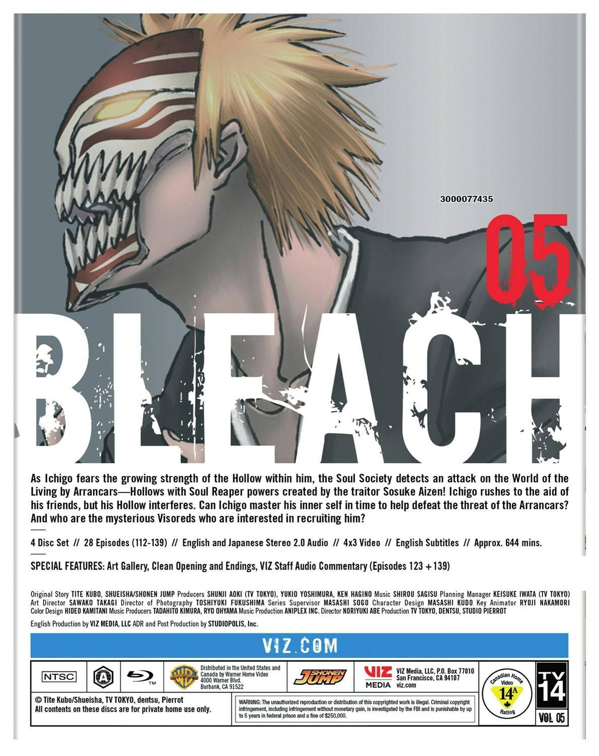 Back. Bleach (Blu-ray Set) [Blu-ray].