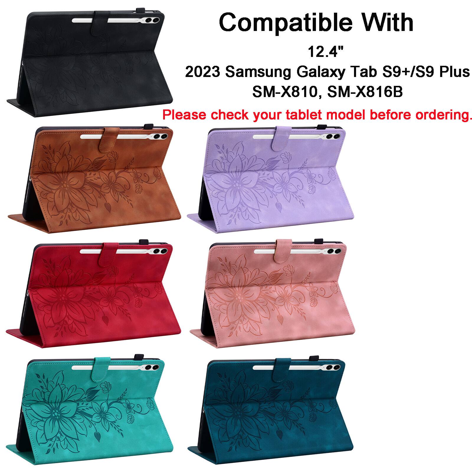 Compatible With 12.4" 2023 Samsung Galaxy Tab S9+/S9 Plus SM-X810, SM-X816B

Please check your tablet model before ordering.