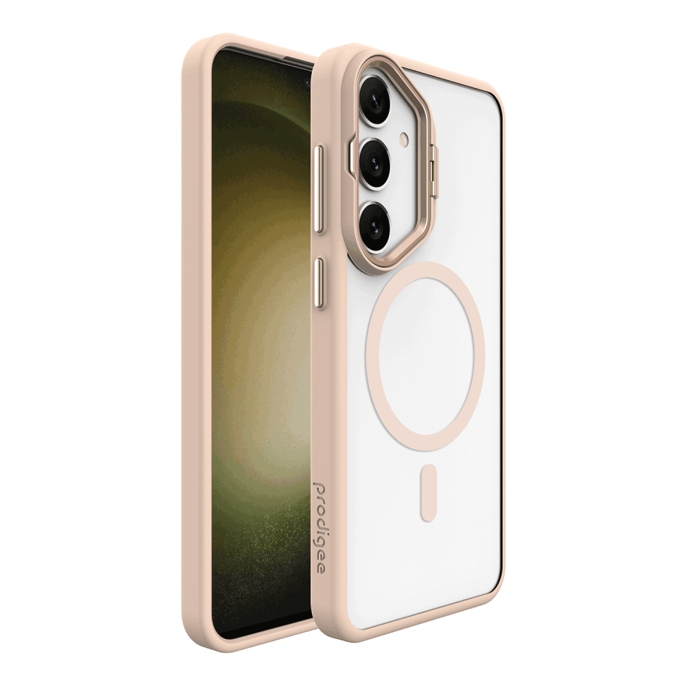 Alt View 3. Prodigee - Kickit Series Case for MagSafe for Samsung Galaxy S25/S24 - Rose - Pink.