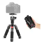 Front. Neewer - Portable 20" Desktop Mini Tripod with 360° Ball Head & Quick Shoe Plate for DSLR/Camcorder, 11lb Load.