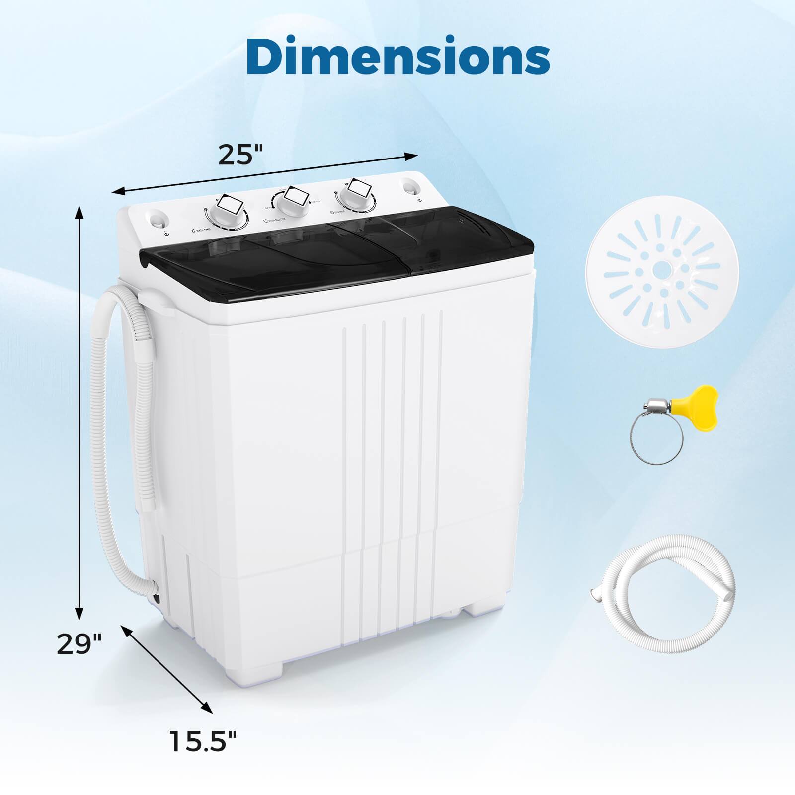 Dimensions: 25" x 29" x 15.5"