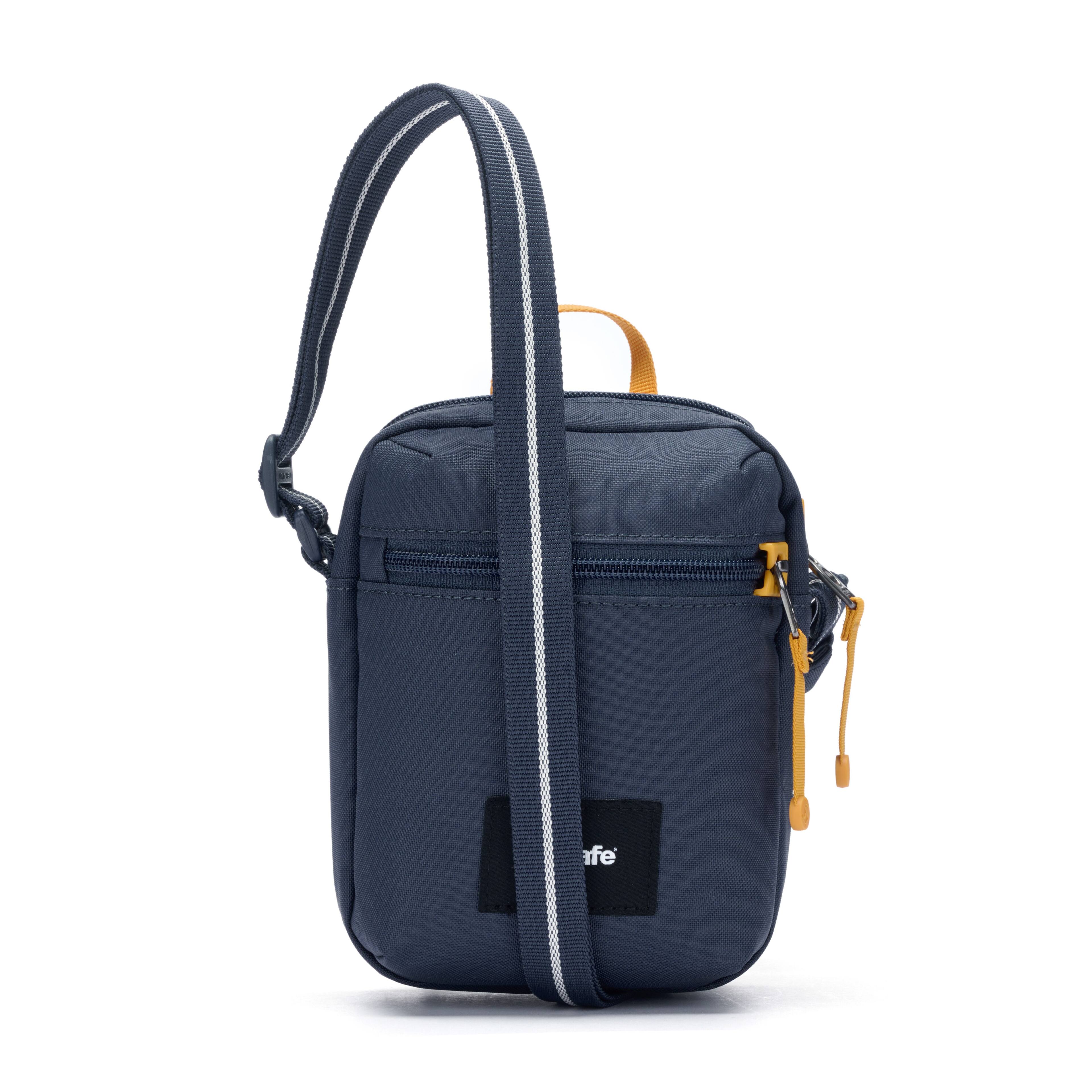 Alt View 3. Pacsafe - GO Micro Crossbody (Coastal Blue) - Coastal Blue.