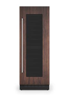 Viking - 30"W 108 Bottle VEIL Built-In Wine Refrigerator with Custom Panel - Right Hinge - Custom Panel Ready