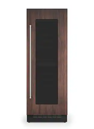 Front. Viking - 30"W 108 Bottle VEIL Built-In Wine Refrigerator with Custom Panel - Right Hinge - Panel Ready.