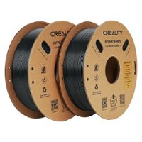 Creality - 1.75 mm Hyper PLA Filament 2.2 lbs for high-speed printers (2-pack) - Black - Front_Zoom