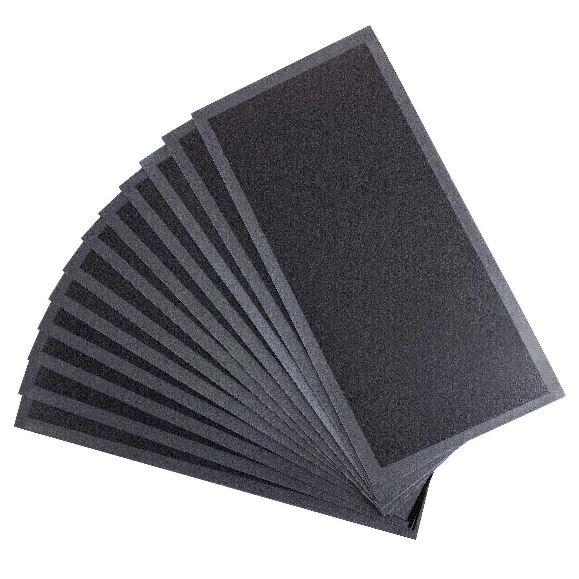 Front. Flowtron - Replacement Adhesive Fly Sticky Board (Pack of 12) for FC-4400 and FC-4800 - Black.