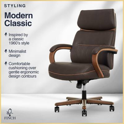 【新品未使用】LOGOS LIFE BACKHOLD CHAIR (BROWN) La-Z-Boy Office Upholstered High Back Executive Chair with