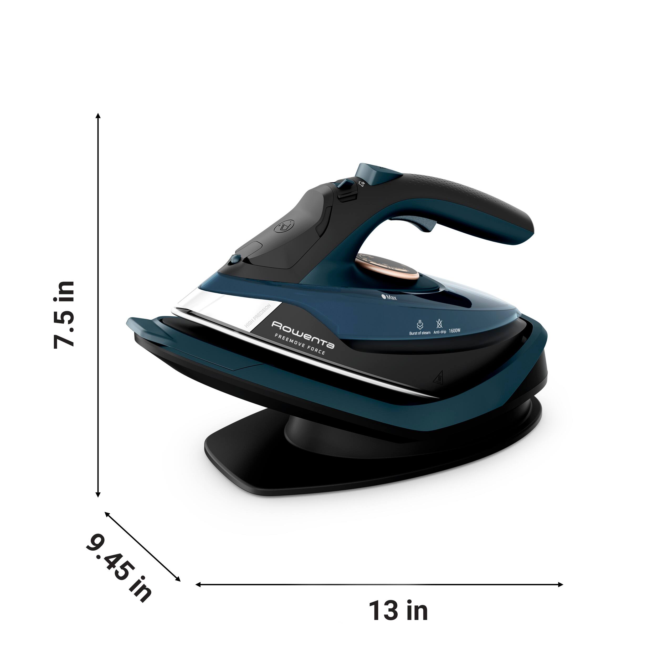in 7.5
Rowenta FREEMOVE FORCE
Max
Bund gram Auto-dip 1600W
9.45 in
13 in