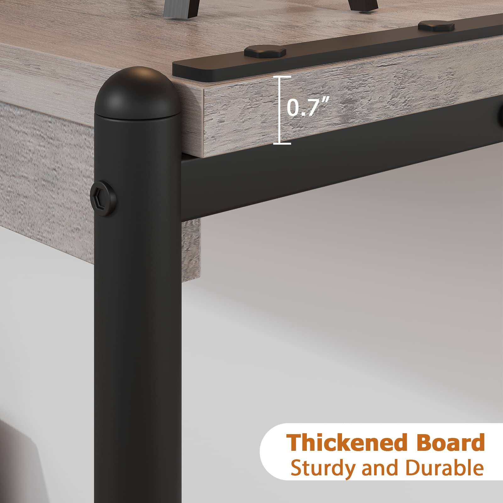 Thickened Board  
Sturdy and Durable  

0.7"