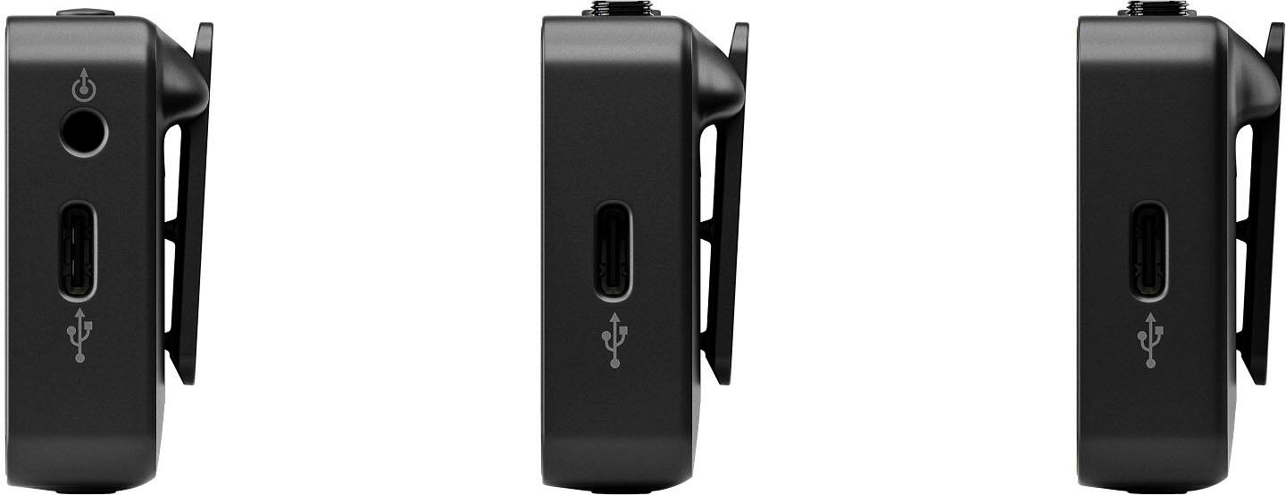 Alt View 13. RØDE - WIRELESS GO (GEN 3) Compact Wireless Microphone System - Black.