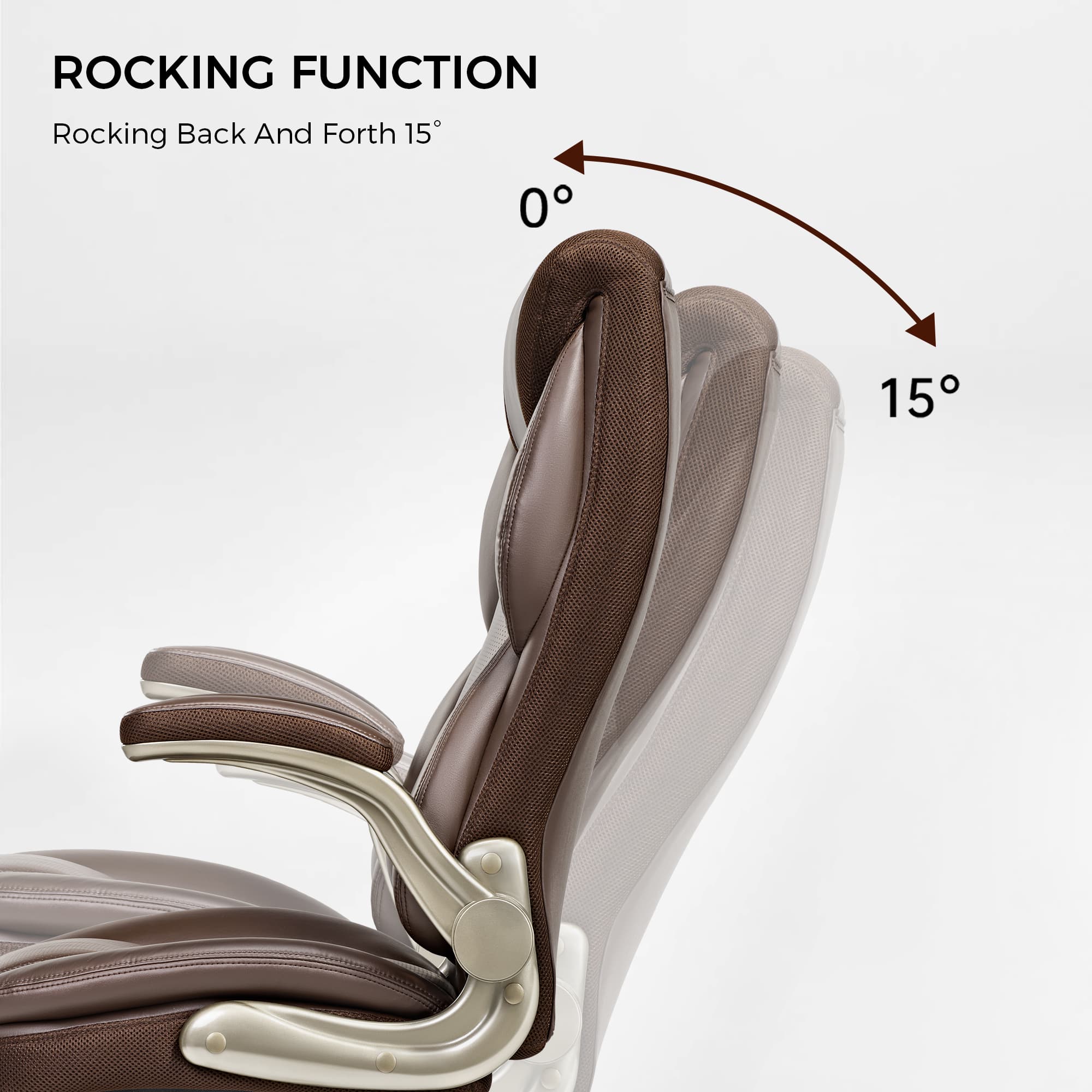 Eureka Ergonomic Modern Leather Executive Home Office Chair with