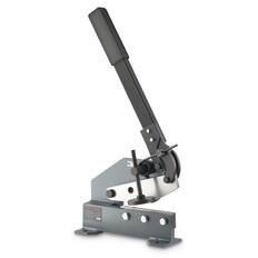 Front. VEVOR - Sheet Metal Shear,6in Manual Hand Plate Shear,Heavy Duty Mounting Type Sheet Cutter with Solid Steel Frame - Gray.