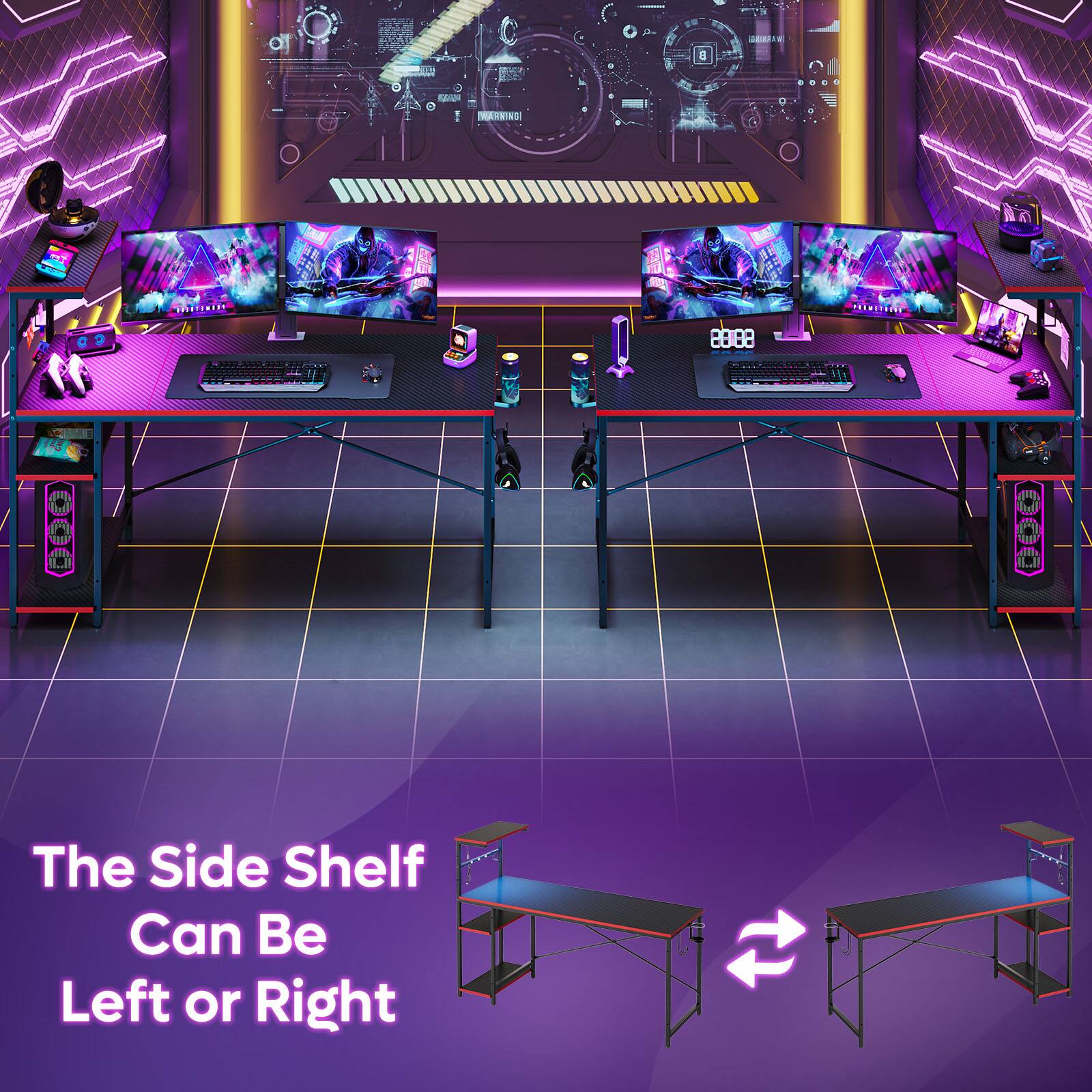 The Side Shelf Can Be Left or Right