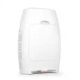 EyeVac - The Only 2-in-1 Air Purifier/Deodorizer & Vacuum - White w/ White Canister