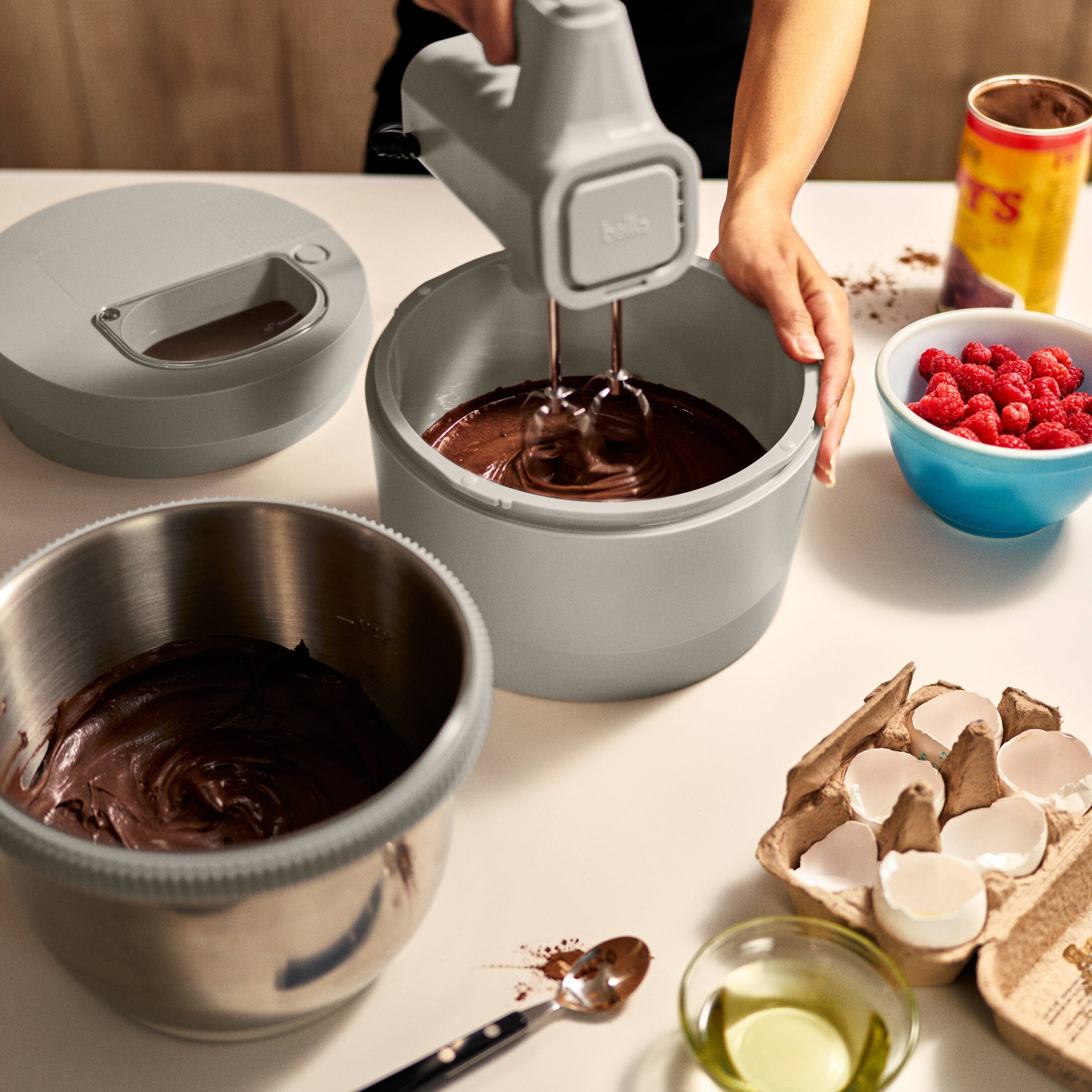 Alt View 7. Bella - 3.5-qt. Hand & Stand Mixer - Oatmilk.