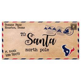 Fan Creations - 6'' x 12'' Letter to Santa Sign - Multicolor