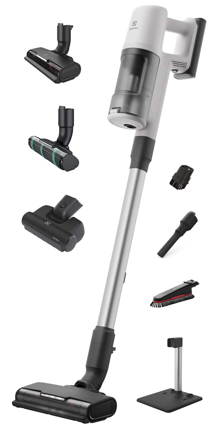 Electrolux - Ultimate600 Cordless Stick Vacuum with PowerPro Bristle Nozzle, 3 Power Modes - White