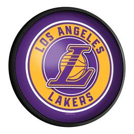The Fan-Brand - Los Angeles Lakers 18'' Round Slimline Illuminated Wall Sign - Multicolor