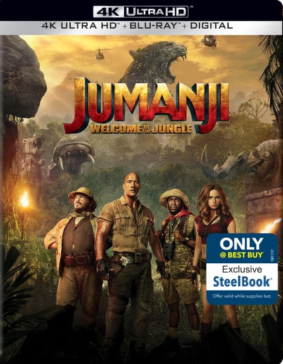 New Steelbook Jumanji: Welcome To The Jungle (4K / Blu-ray) [4K Ultra HD Blu-ray]