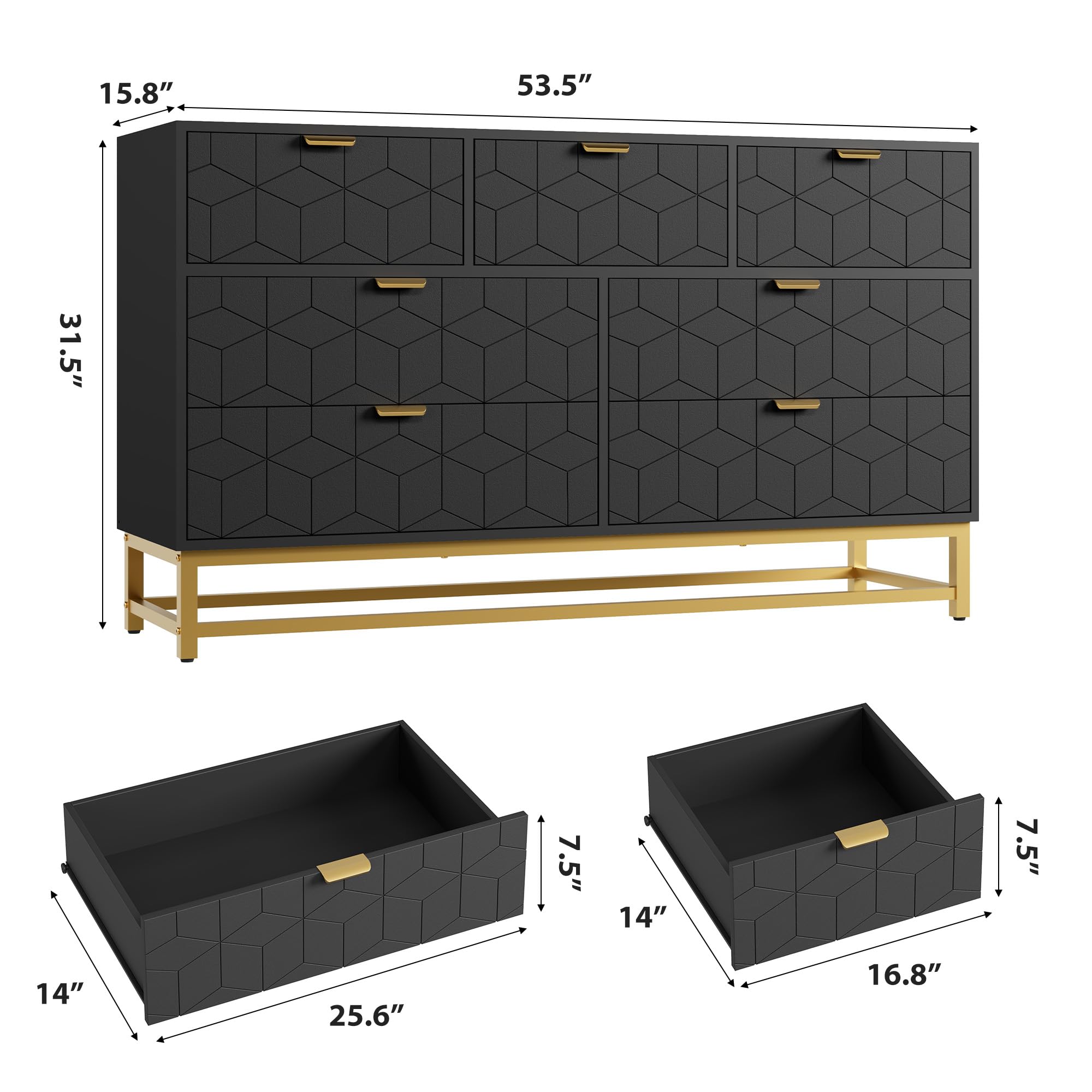 15.8"  
53.5"  
31.5"  
7.5"  
14"  
7.5"  
14"  
25.6"  
16.8"