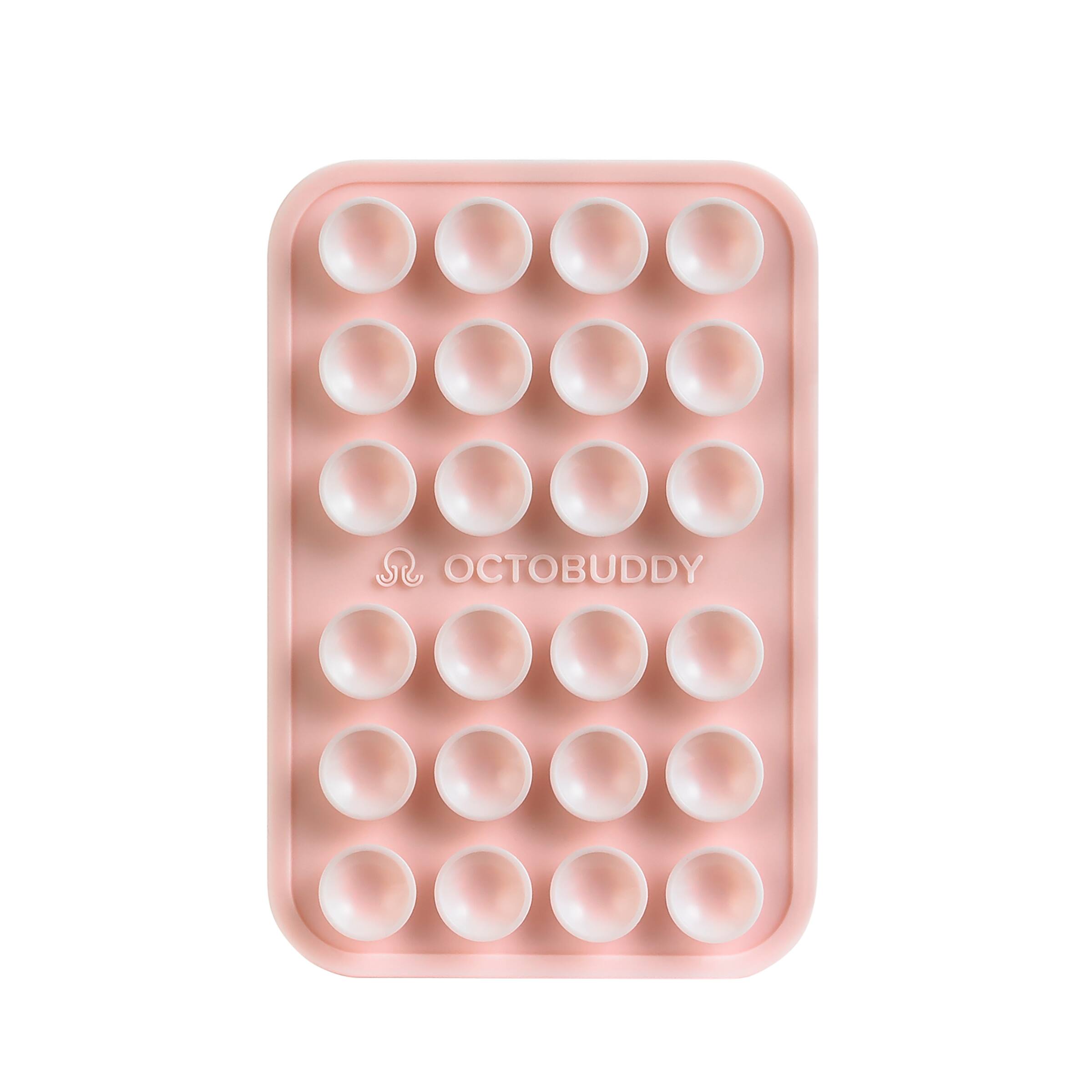 Octobuddy - Silicone Suction Cup Universal Phone Case Mount Classic - Chalk Pink