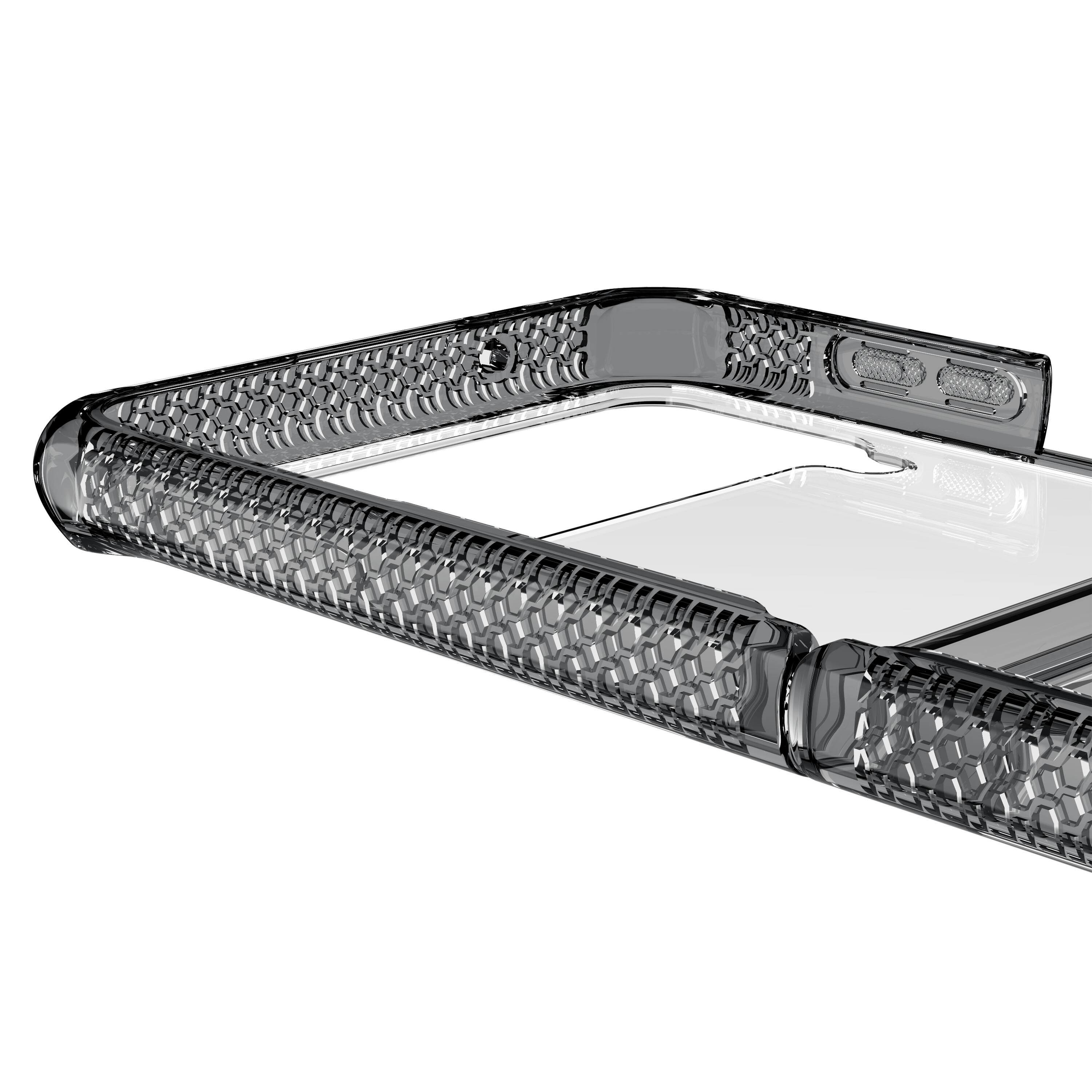 Alt View 1. Itskins - ITSKINS - Hybrid_R Case for Samsung Galaxy Z Flip4 - Black and Transparent.