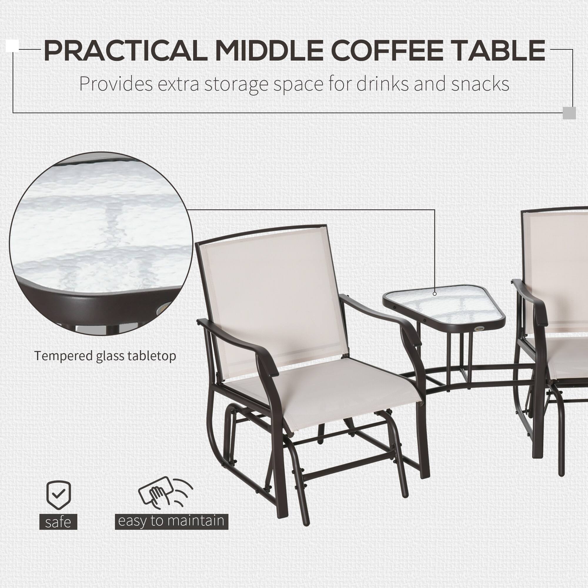 PRACTICAL MIDDLE COFFEE TABLE
Provides extra storage space for drinks and snacks
Tempered glass tabletop
safe
easy to maintain