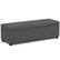 Front. Simpli Home - Avalon Extra Large Storage Ottoman Bench - Slate Grey.
