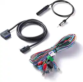 Pioneer - RD-RGB150A RGB Extension 1.5m Including Power and Radio Antenna Leads for Hideaway Modular Radios - Black