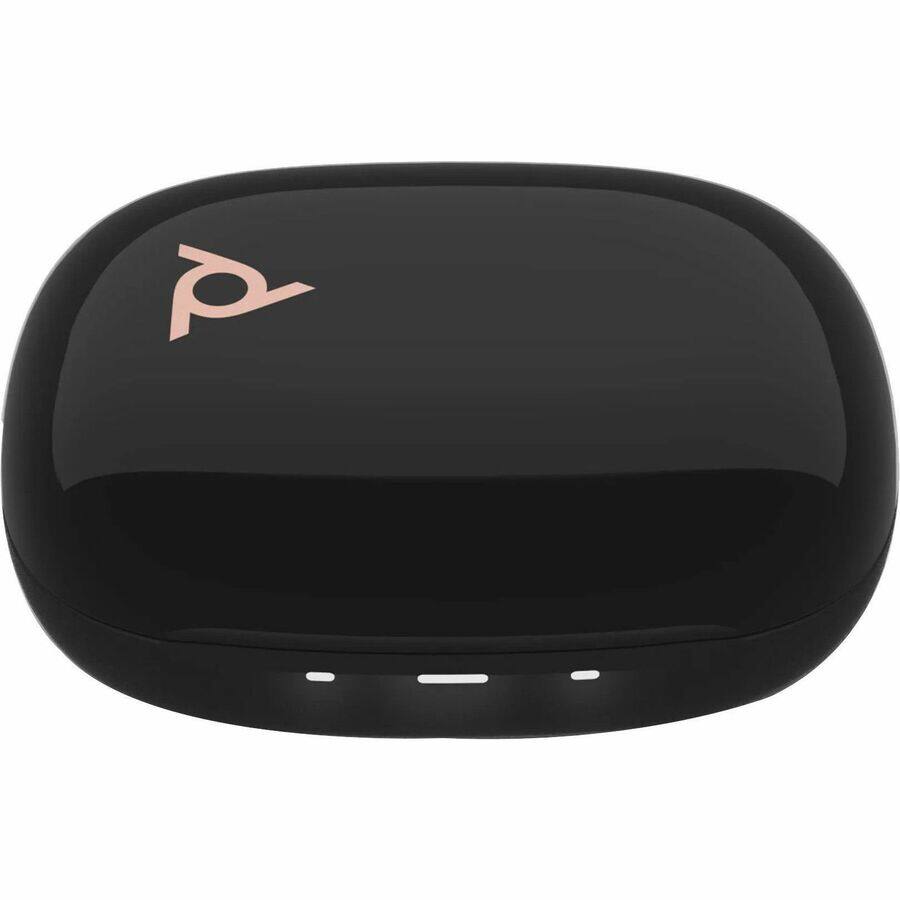 Alt View 1. HP - Poly Voyager Free 20 Black Earbuds + Basic Charge Case Customer Special 1 - Stereo - True Wireless - Bluetooth - 16 Ohm - Black.